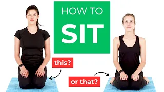 How to SIT in Yoga | Correct Hero Pose for Pain-Free Yoga