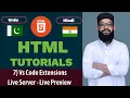 VS Code Extensions for HTML CSS - Live Sever Auto Complete
