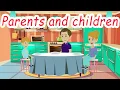 English speaking for Real Life - English conversation between parents and children everyday