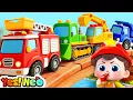 Learn Excavator Loader Crane Truck Construction Trucks Nursery Rhymes Kids Songs Yes Neo