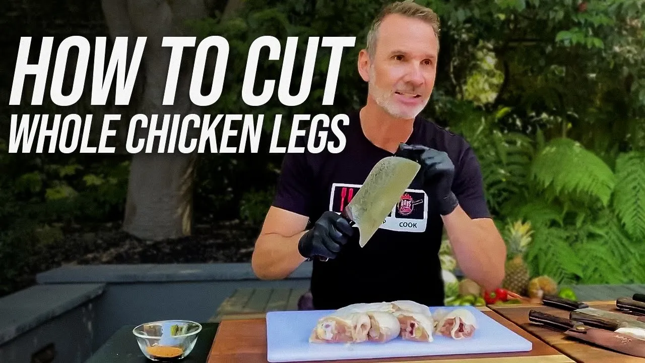 No Brainer - Cutting Up Whole Chicken Legs   DADS THAT COOK