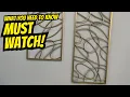 Metal Wall Art Review 44-In Laser-Cut Black Gold