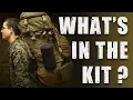 What s in the backpack of a US Marine on cold weather training