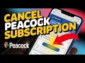 How to Cancel Your Peacock Annual Subscription - Step by Step
