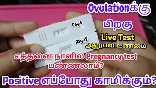 how to take a pregnancy test at home in tamil live pregnancy test veetil karpa parisothanai