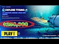 Fortnite - See The Titanic Fortnite Titanic Map Code