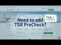 How to Add TSA PreCheck to an American Airlines Booking