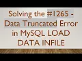 Solving the - 1265