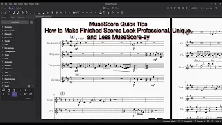 How to Make Finished Scores Look Professional Unique and Less MuseScore-ey - MuseScore 4 Quick Tips