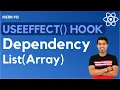 Understanding the useEffect Dependency List Array in React Hook in Hindi