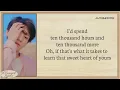 Download Lagu Jungkook (BTS) - 10000 hours (lyrics)
