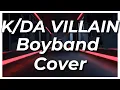 Download Lagu K/DA - VILLAIN 「Male Cover」【ft. @Hyurno  @Kuraiinu  @SocialRepose   \u0026 @willstetson   】