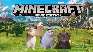 Minecraft Movie Teaser but CAT MEMES.