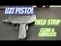Uzi Pistol Field Strip Disassemble Clean Lubricate Reassemble