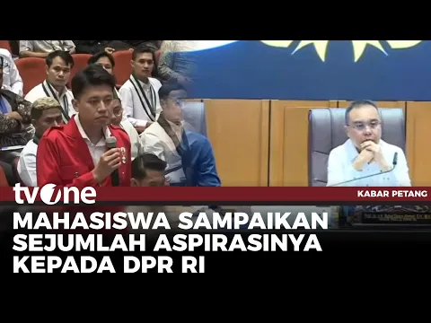 Perwakilan Mahasiswa dari Berbagai Kampus Bertemu dengan DPR RI