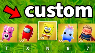 Fortnite But Everyone Has CUSTOM SPRITES!