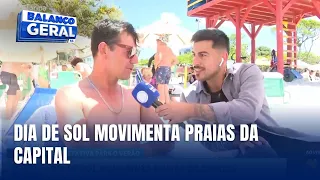 Dia de sol movimenta praias de Florianópolis e aumenta expectativa para o verão