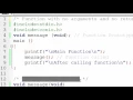 115 Function with No Argument and with No Return Value in C Programming Hindi