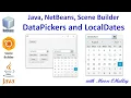 Java NetBeans SceneBuilder - DatePickers and LocalDates