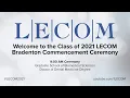 LECOM Bradenton Commencement Ceremony - 9AM