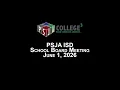 School Board Meeting June 1 2026