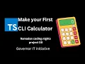 CLI Calculator using typescript node js and inquirer Ramadan coding nights project 00