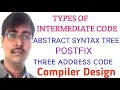 36 TYPES OF INTERMEDIATE CODE FORMS ABSTRACT SYNTAX TREE POSIX THREE ADDRESS CODE