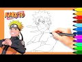 How to Color Naruto Easy Step by Step