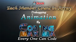 Count Occurrences of Each Number in Array in Java Frequency of Elements Arrays Coding Maxima