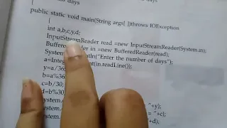 9th Inputstreamreader sample programs continuation