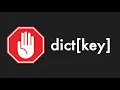 STOP Using dict key To Access Dictionary Values In Python Or Your Scripts Might Crash More