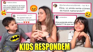 SONHOS, SEGREDOS e O QUE eles ACHAM de TER MAIS IRMÃOS 😱 - ELES RESPONDERAM TUDO | Kathy Castricini