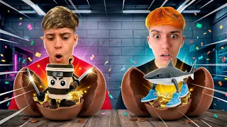 ABRINDO OVOS DE PÁSCOA DOS BRAINROTS!!