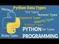 Python Data Types for beginners Python Tutorial - Python for Beginners