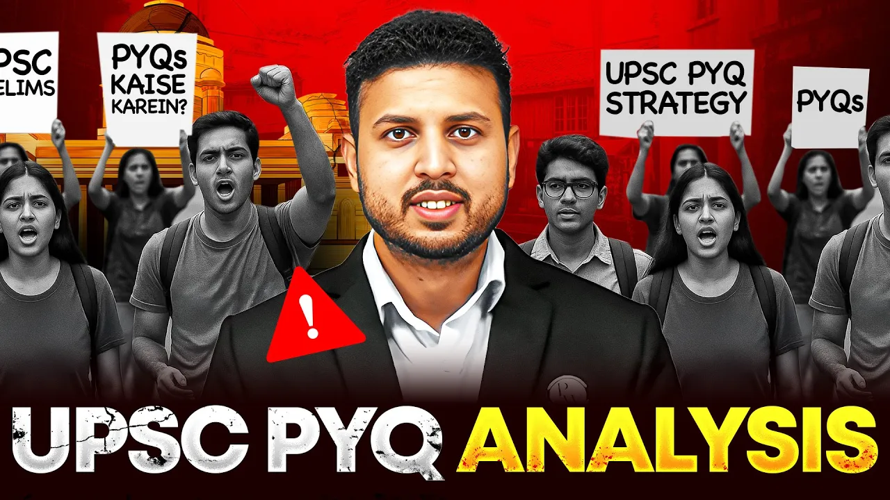 UPSC Crack Karloge Agar PYQ Analysis Aagaya! 💪 UPSC PYQ Analysis Easy Strategy 🔥
