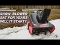 Craftsman snow blower won t start