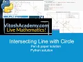 Intersecting Line With Circle