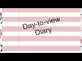 Rosa Pink A4 Planner Templates