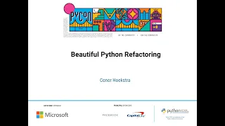 Talk Conor Hoekstra - Beautiful Python Refactoring