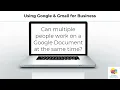 How can multiple people access a Google Document at the same time so they can collaborate together