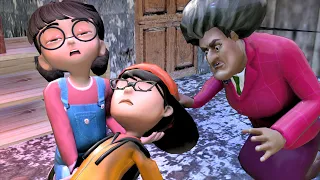 nick fell asleep and couldnt wake up scary teacher 3d animation