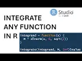 Actuarial Science How to Integrate ANY Function in R