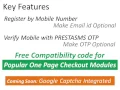 PRESTASHOP LOGIN BY MOBILE PHONE OPTIONAL SMS OTP EMAIL PRESTASMS