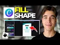 How To Fill A Shape With Color In Canva Tutorial 2026