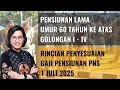 Download Lagu 🔴 Pensiunan Lama Umur 60 Tahun Ke Atas || Rincian Penyesuaian Gaji Pensiunan PNS Golongan I - IV