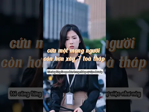 cứu một mạng người còn hơn xây 7 toà tháp