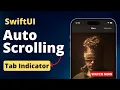 SwiftUI Auto Scrolling Tab Indicators - Animation s
