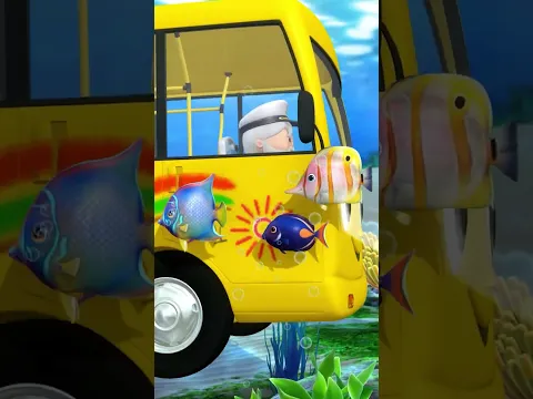 Ruedas del autobús bajo el agua 🚌🌊 #Shorts #Autobús #Mar