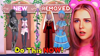 you need to do all of this before the next dti update leaves u0026 releases roblox dress to impress