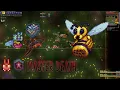 QUEEN BEE with Hellwing Staff Tradewinds - Terraria Calamity MASTER DEATH MAGE